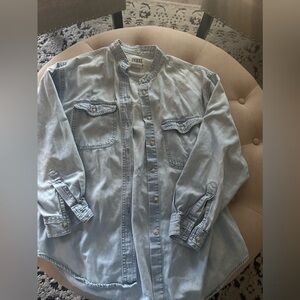 Soho Light Blue Button-Up Shirt